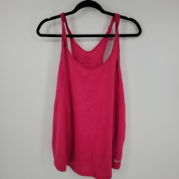Nike Dri-FIT Womens Activewear Athletic Pink Tank Top Size 2X - Picture 5 of 9
